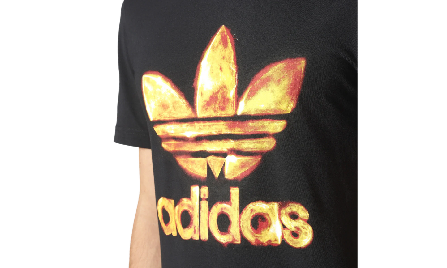 Trefoil Graphic Shortsleeve T-Shirt "Black" BQ3130