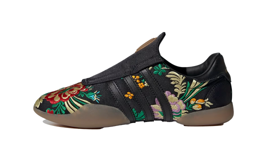 Taekwondo Mei "Black Floral Embroidered" JR6018