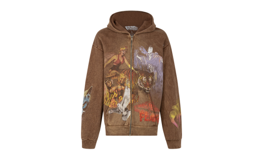 Travis Scott Utopia Circus Maximus Zip-Up Hoodie "Utopia Circus Maximus Tour 2023" TSUC04