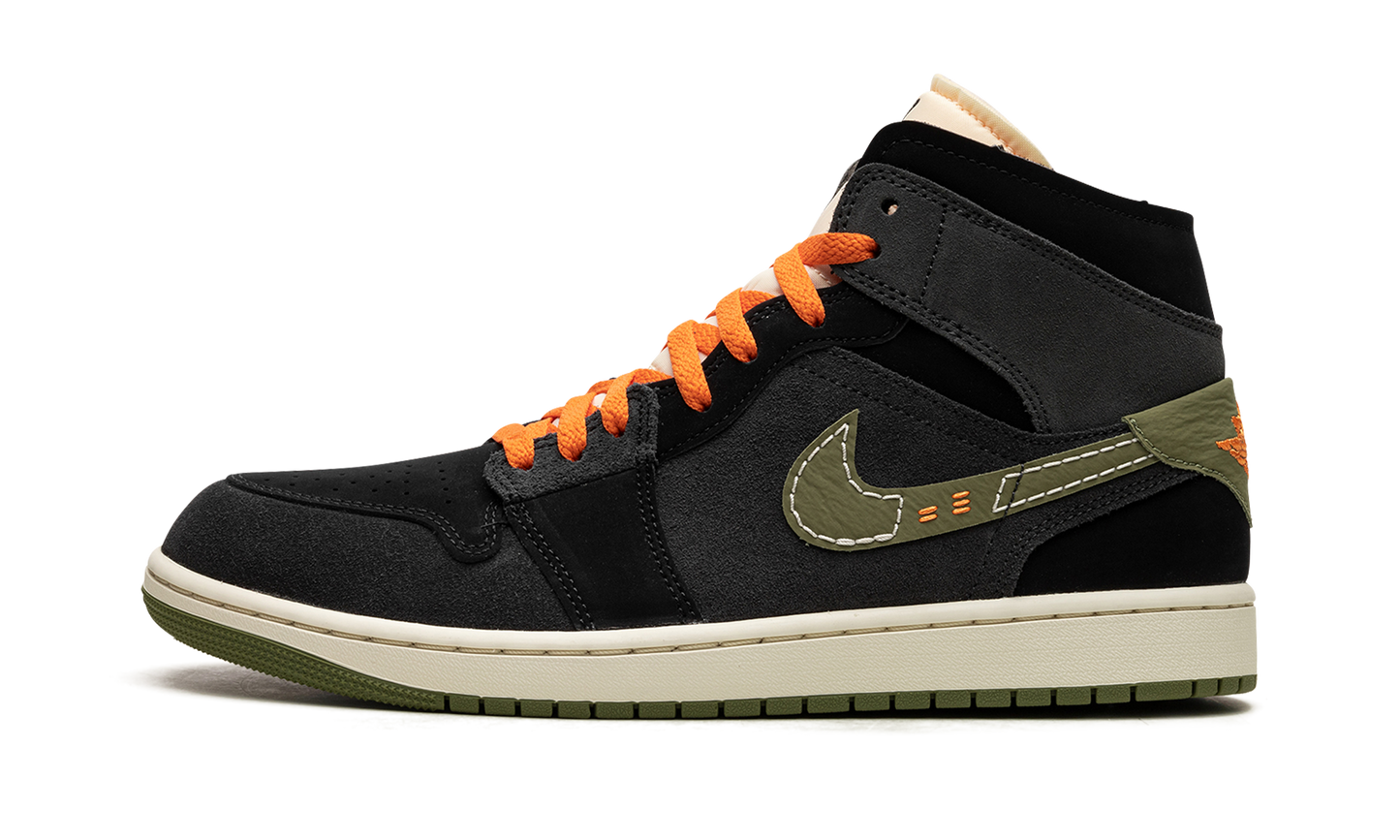 Air Jordan 1 Mid SE Craft "Anthracite Light Olive" FD6817 003