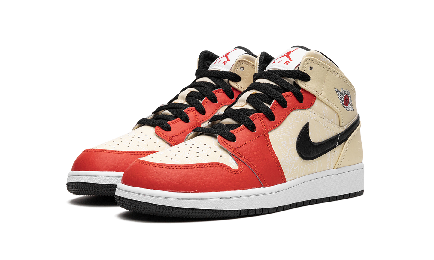 Jordan 1 Mid SS GS "Dunk Contest '88" DV7012 100