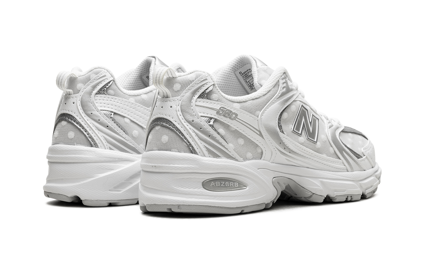 530 "Silver Metallic Polka Dots" U530HFW