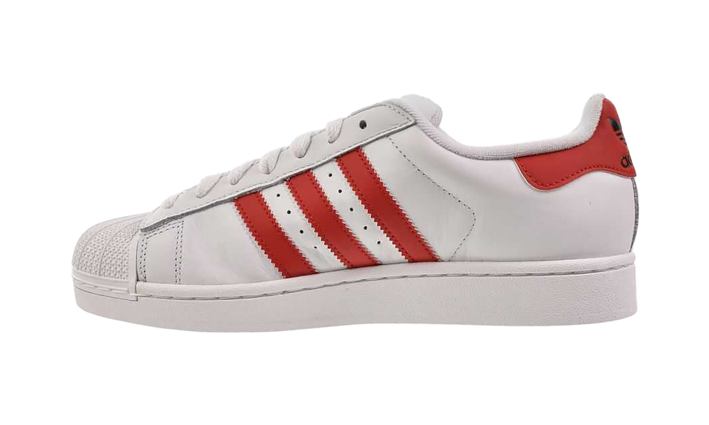 Superstar II "Cloud White / Better Scarlet" JQ4728
