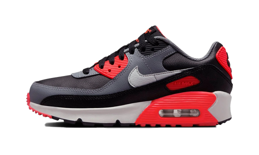 AIR MAX 90 (GS) "BLACK COOL GREY BRIGHT CRIMSON PHOTON DUST (GS)" HF6358 005