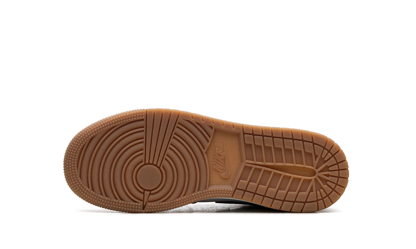 Jordan 1 Low GS "White Neutral Grey Gum Midnight Navy" 553560 146