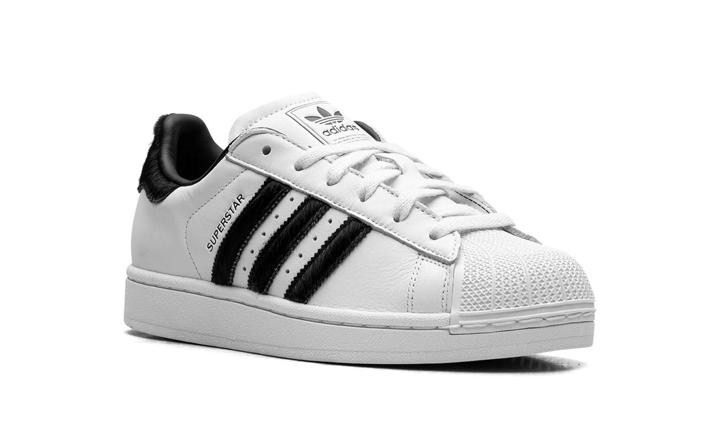 Superstar II WMNS "White Black Pony Hair" JH7052