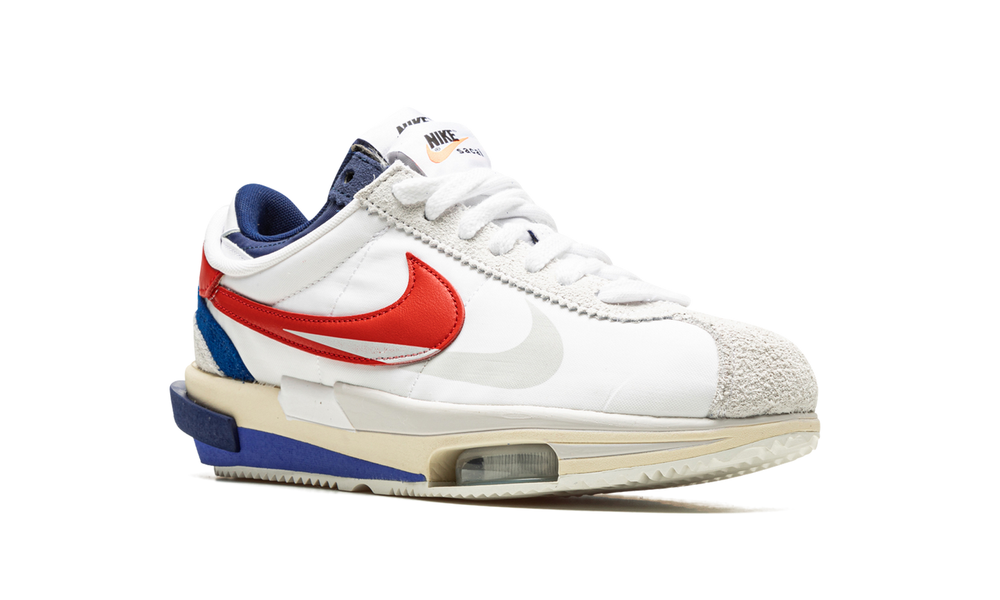 Cortez 4.0 "Sacai - White / Red / Blue" DQ0581 100