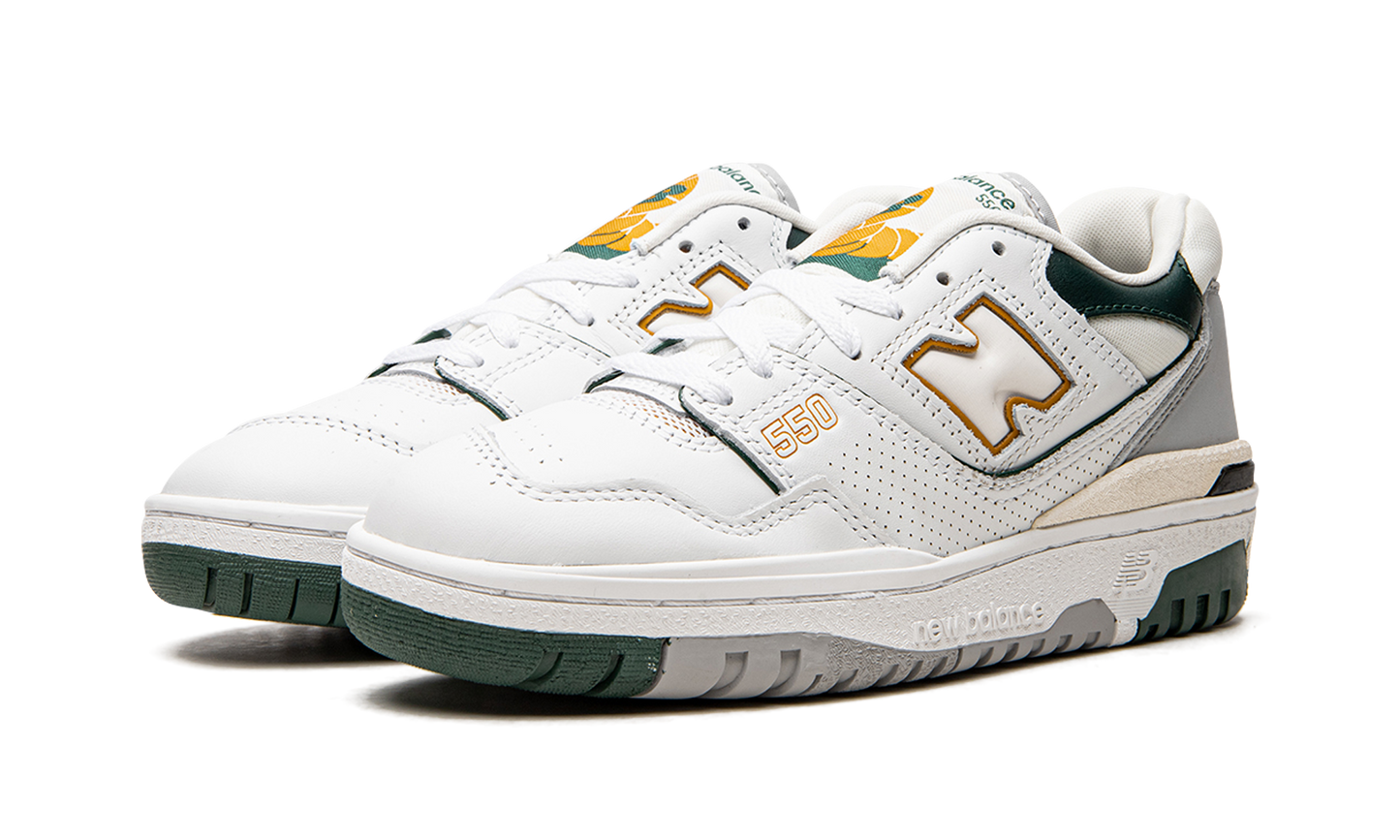 550 "White / Nightwatch Green" BB550PWC