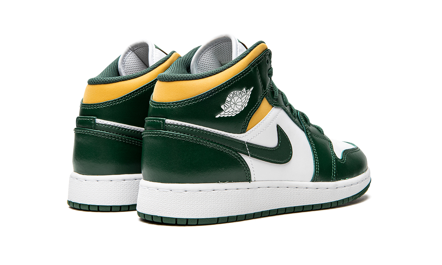 Air Jordan 1 Mid GS "Sonics" 554725 371