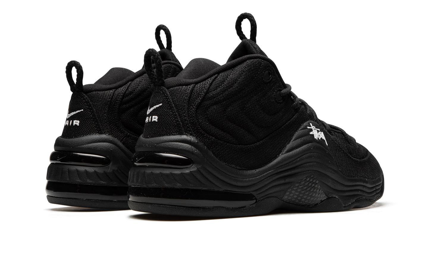 Stussy x Air Penny 2 "Triple Black" DQ5674 001