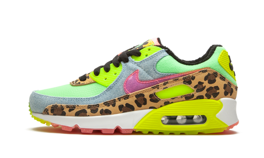 W Air Max 90 LX "Denim Leopard Print" CW3499 300