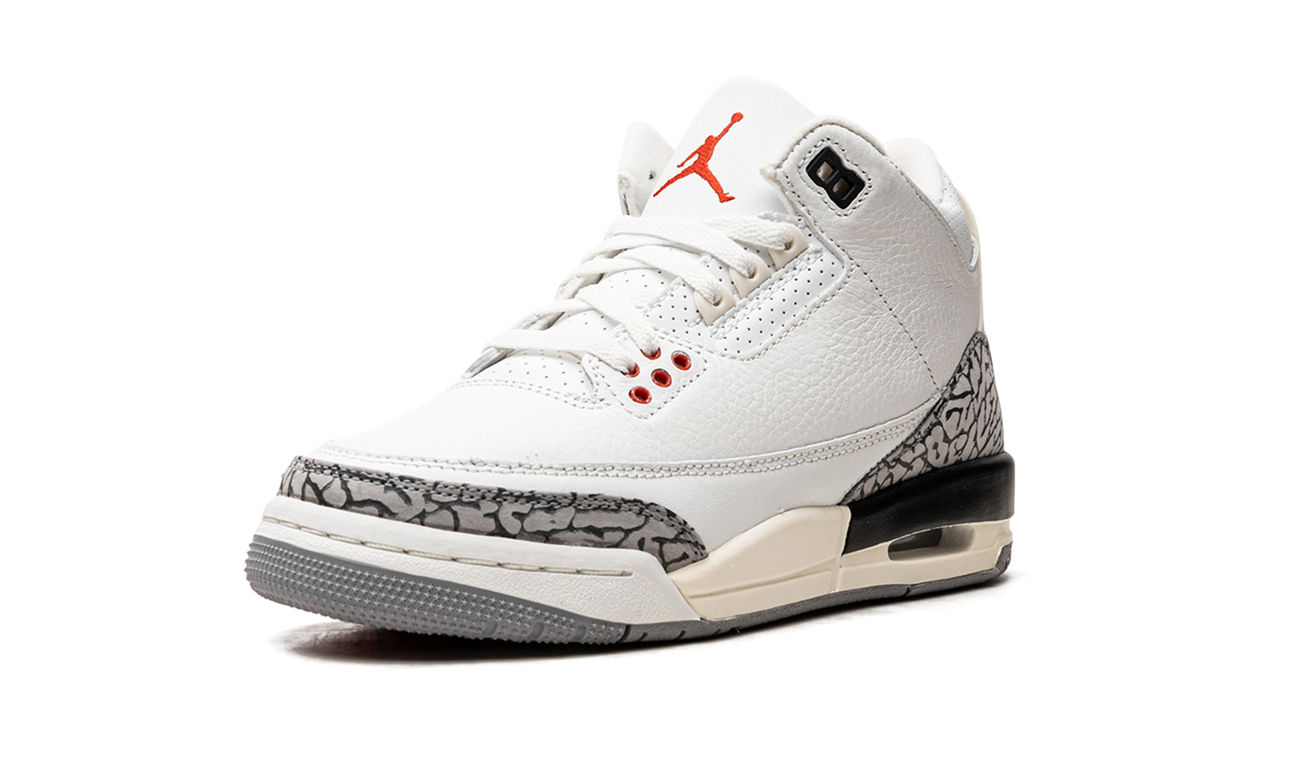 Air Jordan 3 GS "White Cement Reimagined 2023" DM0967 100