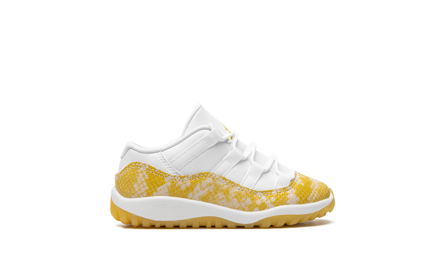 Air Jordan 11 Low TD "Yellow Snakeskin" 645107 107