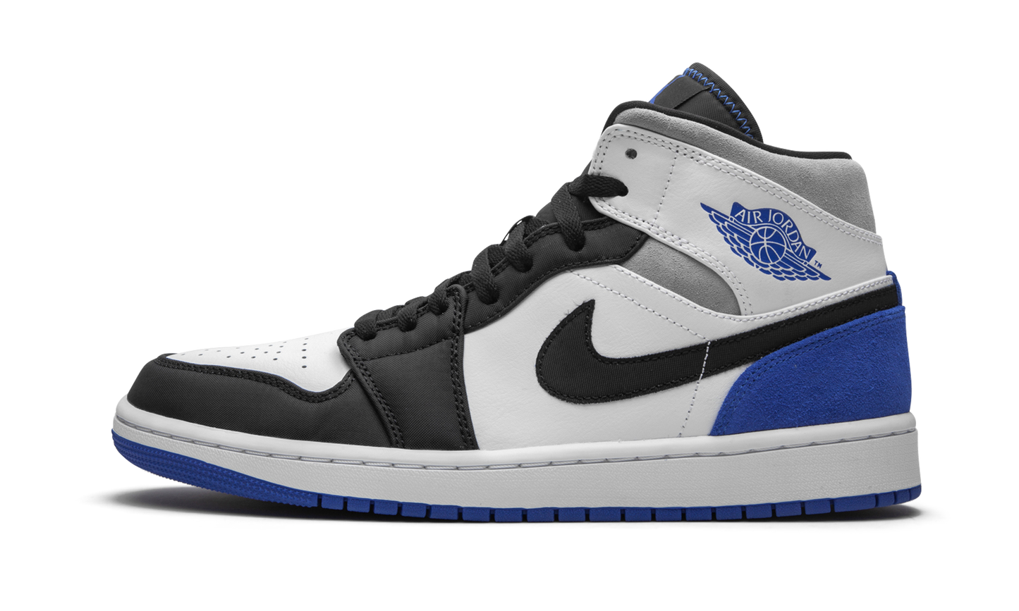 Air Jordan 1 Mid SE "Game Royal Black Toe" 852542 102