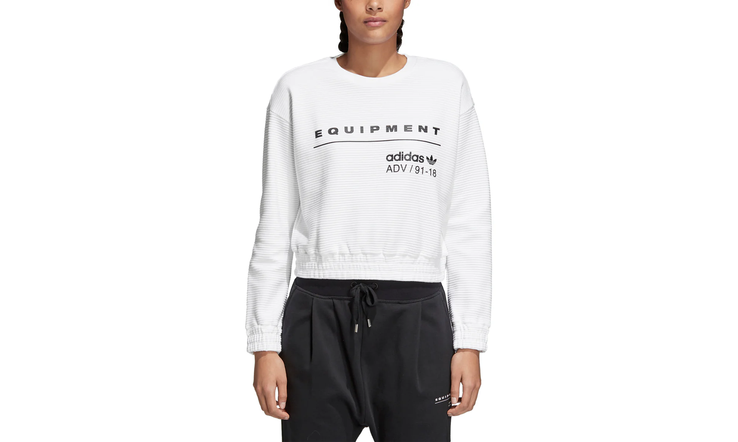 Originals EQT Crew Cropped Sweatshirt "White" CD6878