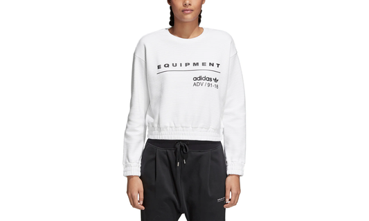 Originals EQT Crew Cropped Sweatshirt "White" CD6878
