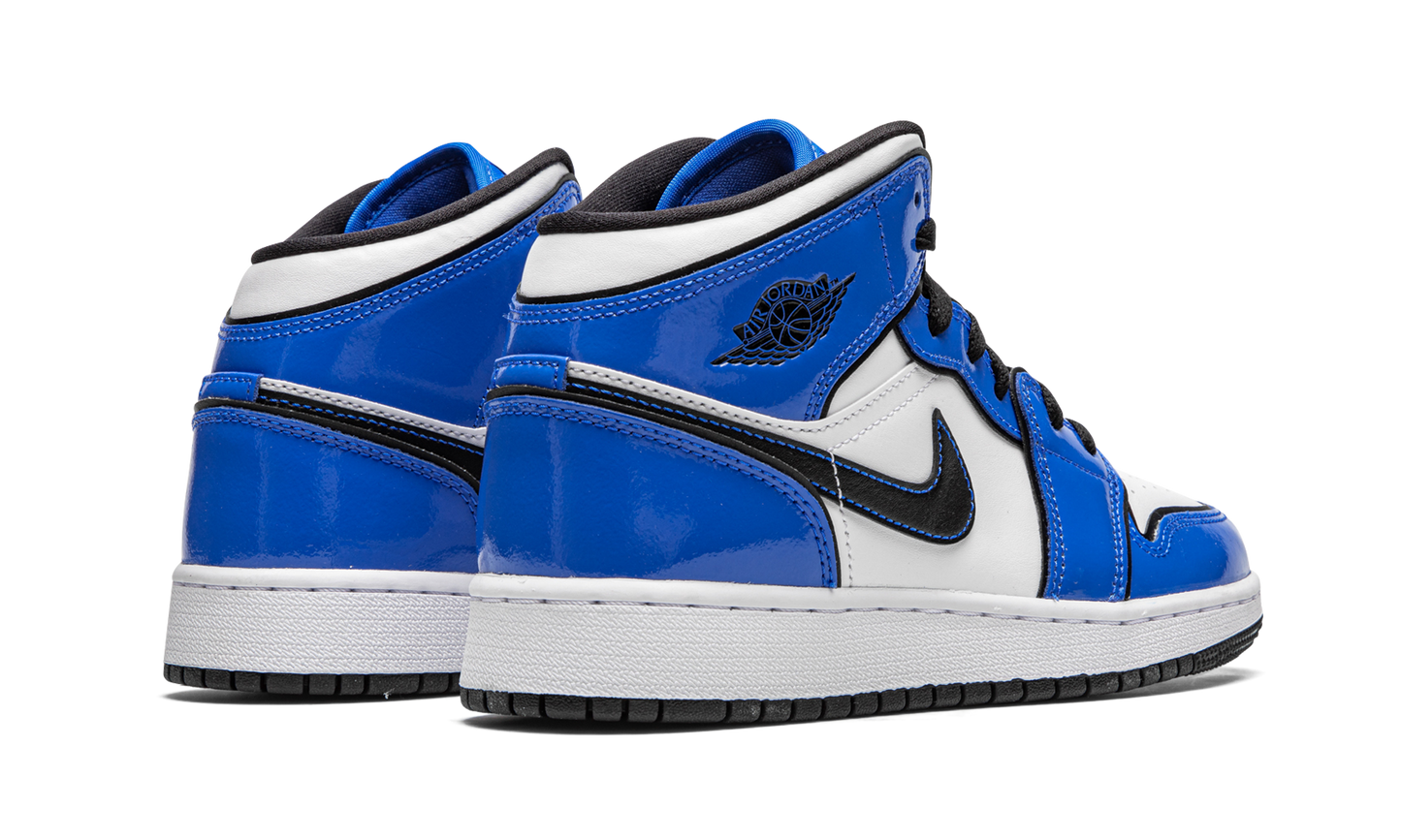 Air Jordan 1 Mid SE GS "Signal Blue" BQ6931 402