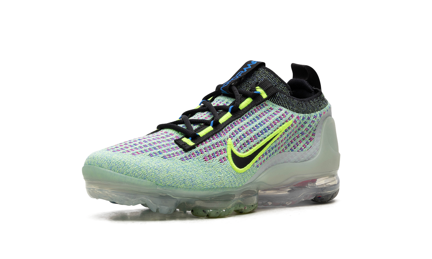 Air VaporMax 2021 Flyknit Next Nature GS "VOLT PHOTO BLUE" DX3367 700