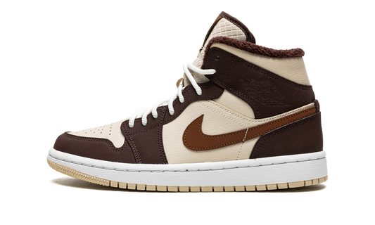 AIR JORDAN 1 MID SE WMNS "Brown Basalt Fleece" DO6699 200