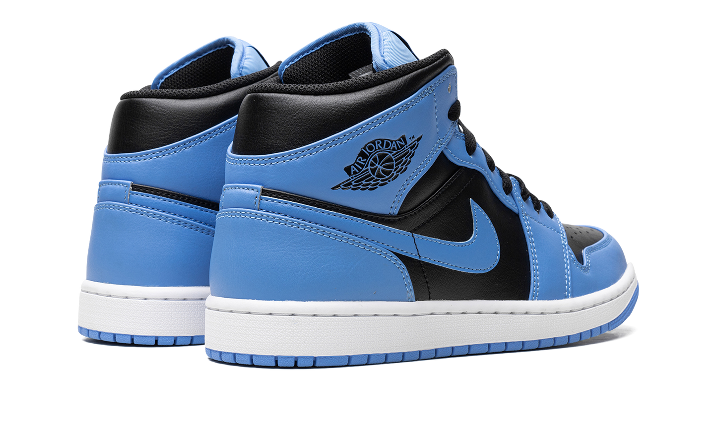 Air Jordan 1 Mid "University Blue Black" DQ8426 401