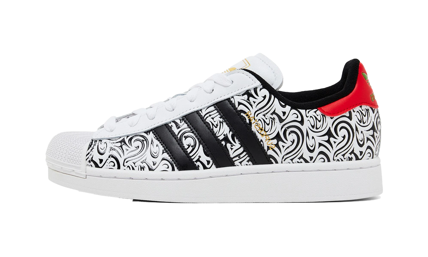 SUPERSTAR II "White/Black/Red" JQ6116