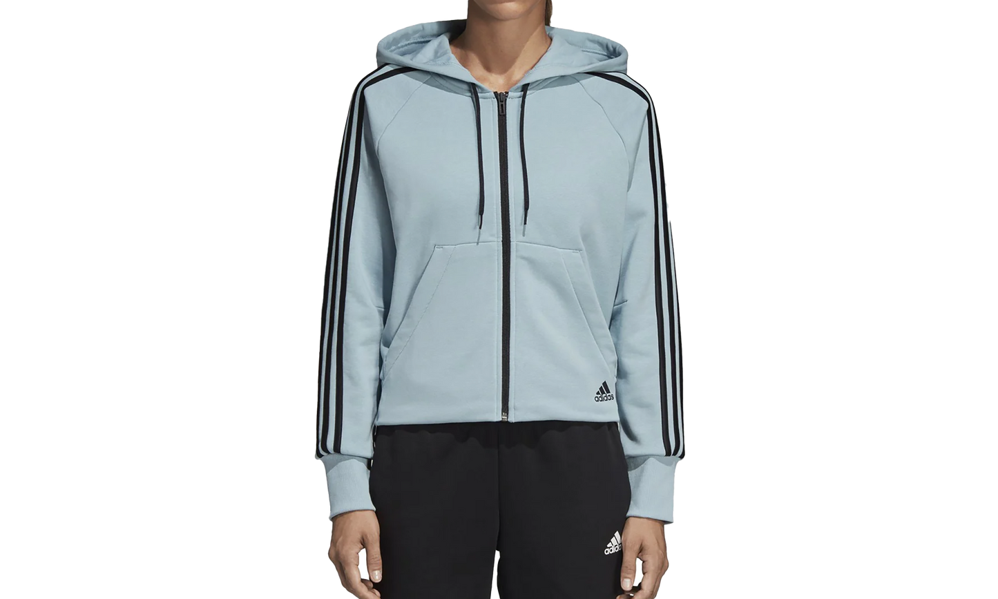 Athletics Must Have 3-Stripes French Terry Hoodie "Ash Grey" DW9693