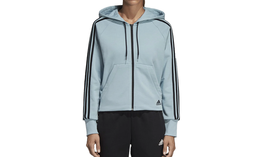 Athletics Must Have 3-Stripes French Terry Hoodie "Ash Grey" DW9693