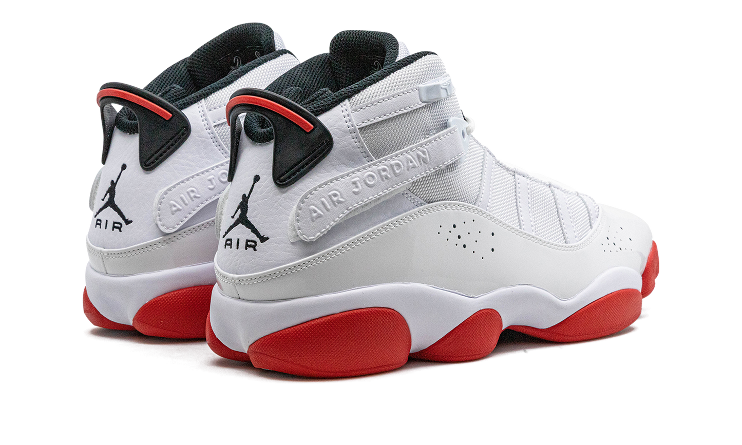 Jordan 6 Rings "White / University Red" 322992 160
