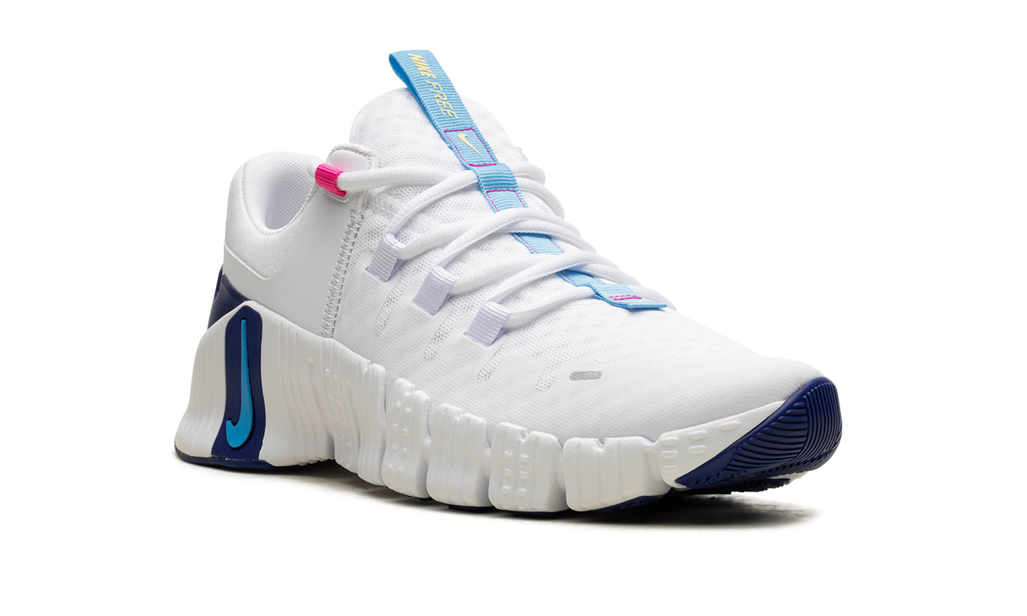 FREE METCON 5 WMNS "WHITE AQUARIUS BLUE" DV3950 103