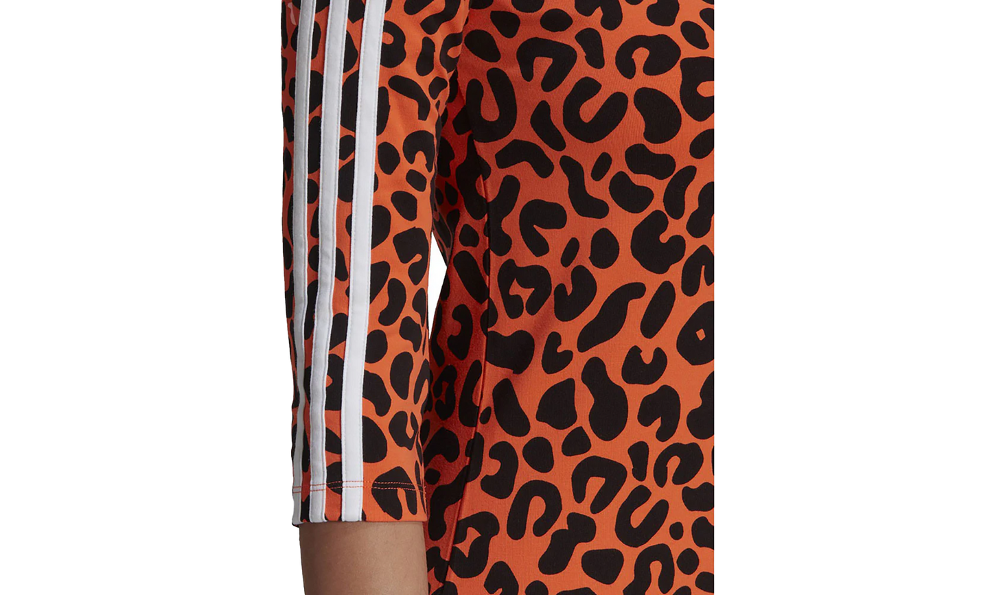 Printed Dress X Rich Mnisi Shirt "True Orange / Black" HC4466