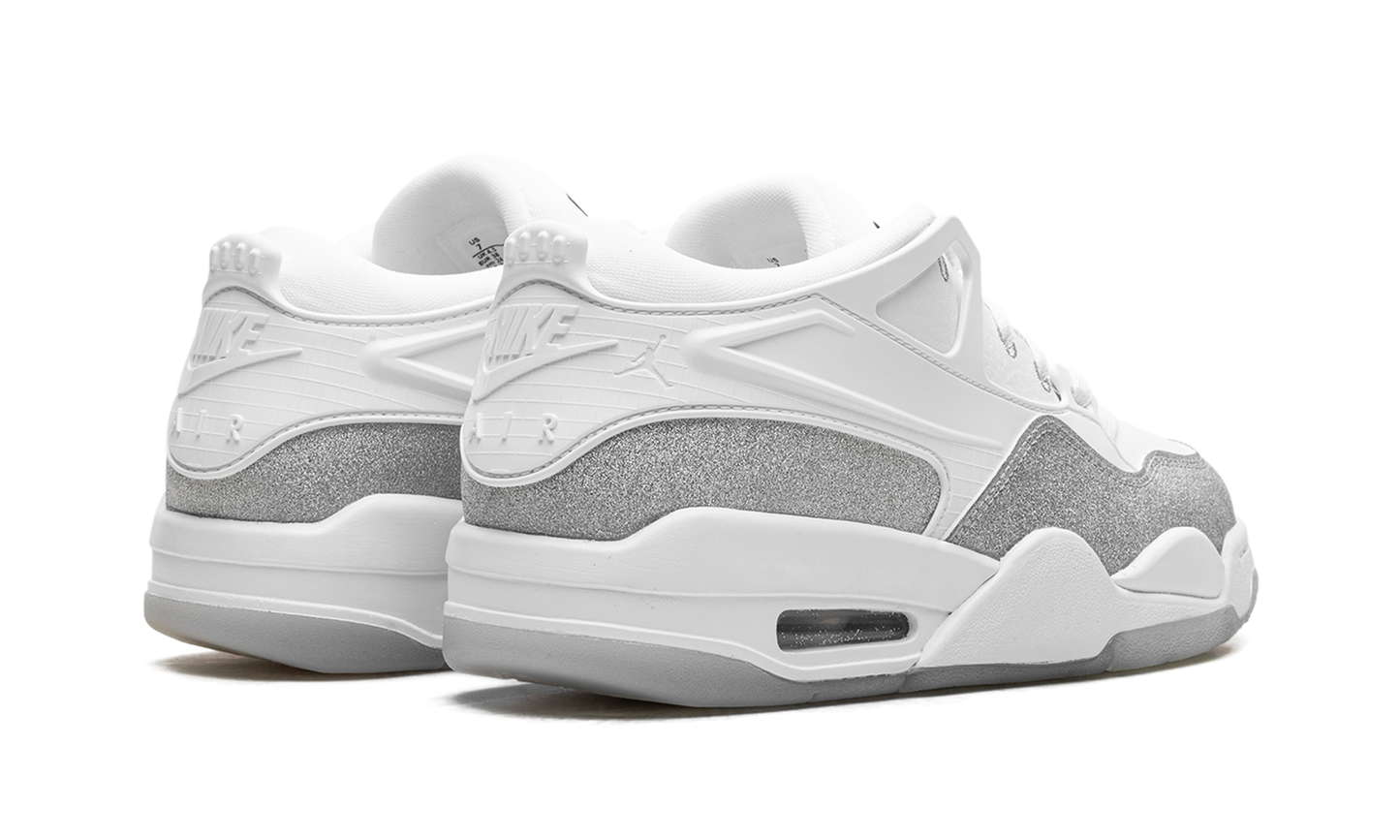 Air Jordan 4 RM WMNS "White Metallic Silver" HQ3441 111