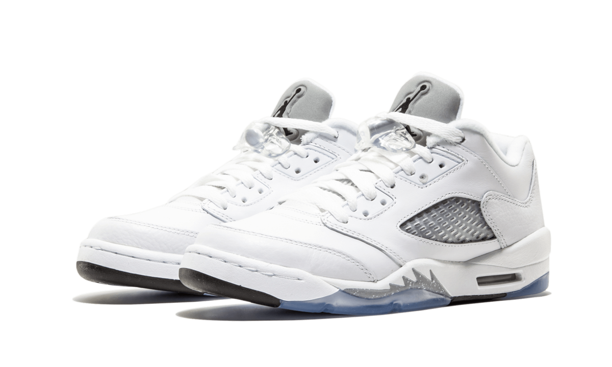 Air Jordan 5 Retro Low GS "White / Black" 819172 122