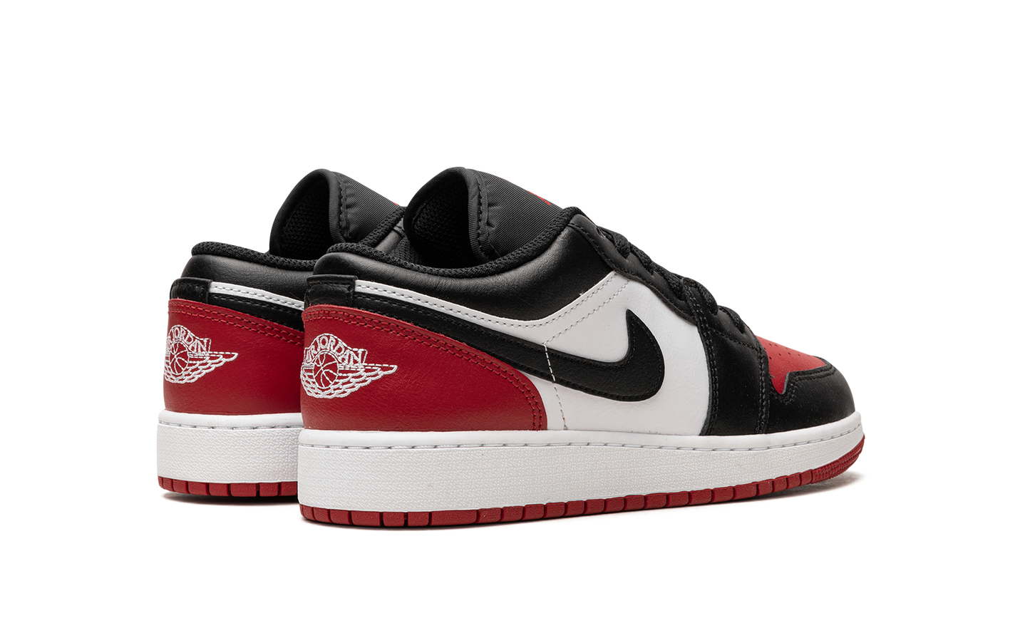 AIR JORDAN 1 LOW GS "BRED TOE" 553560 161
