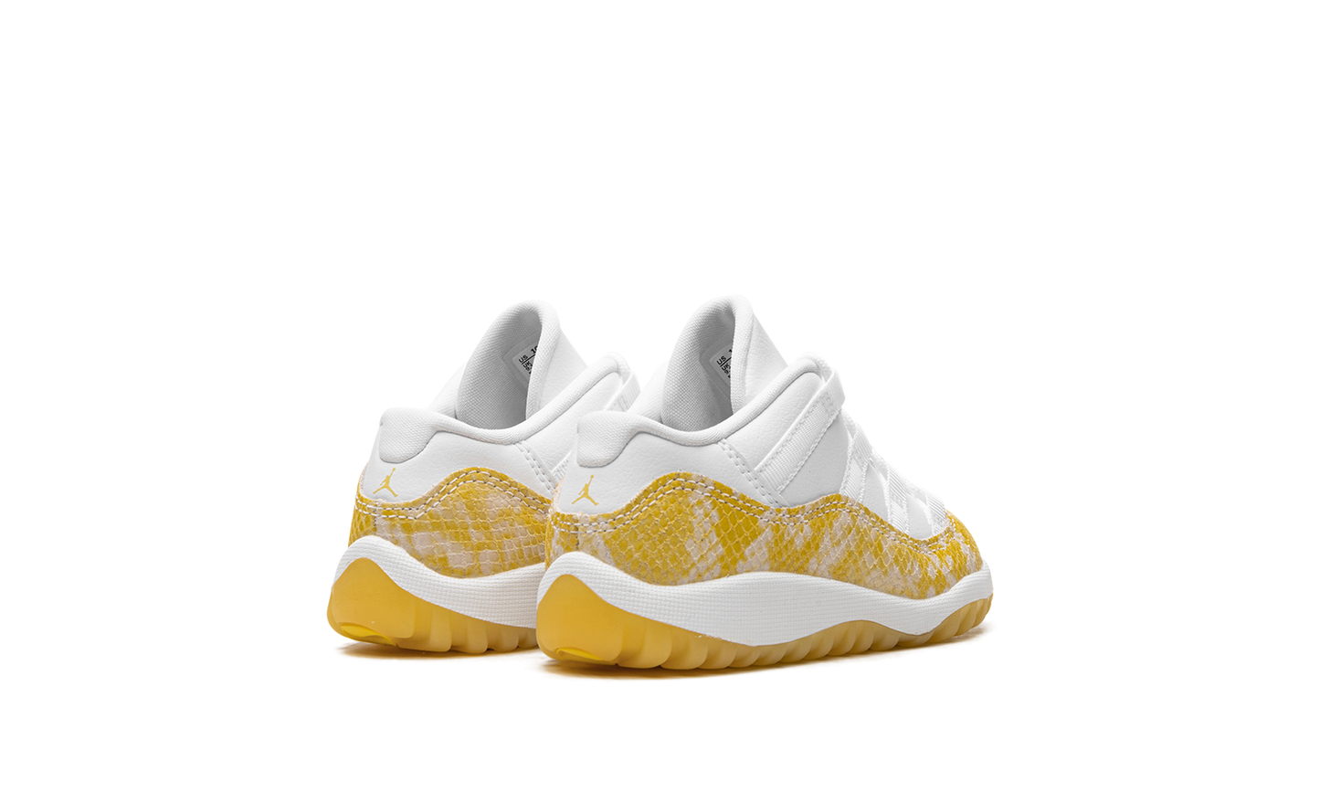 Air Jordan 11 Low TD "Yellow Snakeskin" 645107 107