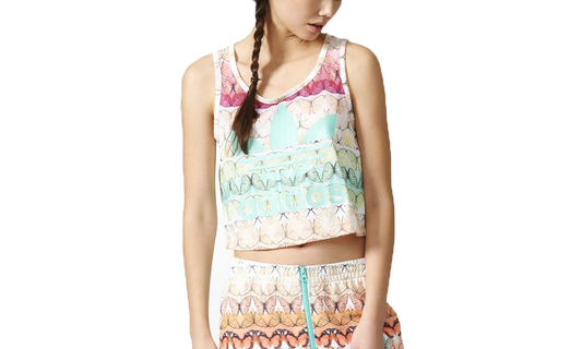 Borbofresh Loose Crop Tank Top "Multicolor" BJ9030