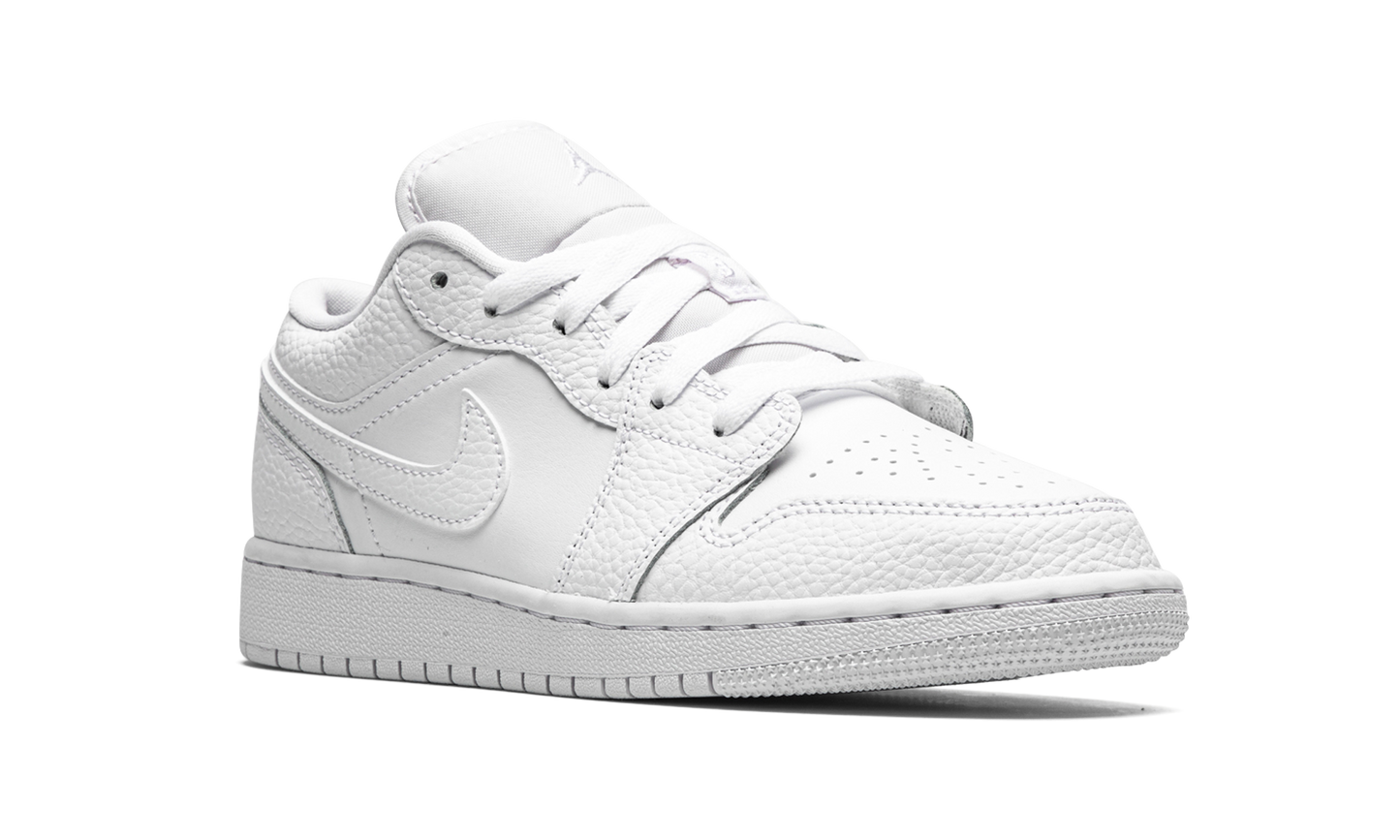 Air Jordan 1 Low GS "Triple White"