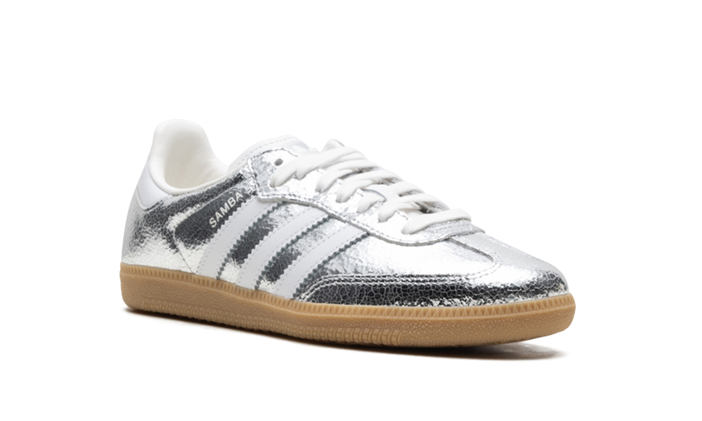 Samba OG WMNS "Silver Metallic Cracked Leather" JR0035