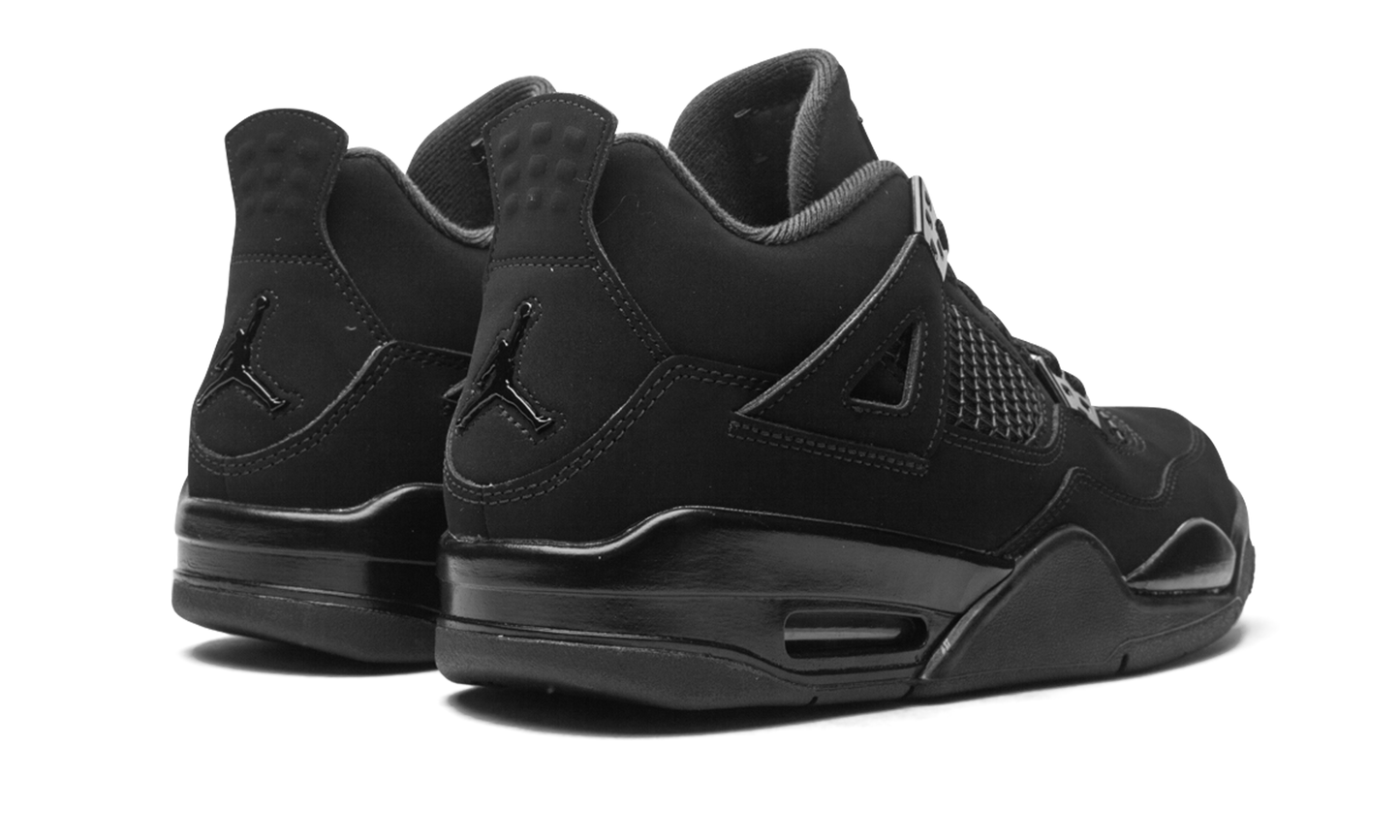 Air Jordan 4 Retro GS "Black Cat" 408452 010