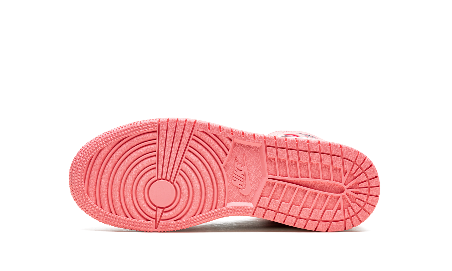 Air Jordan 1 Mid GS "Coral Chalk" 554725 662