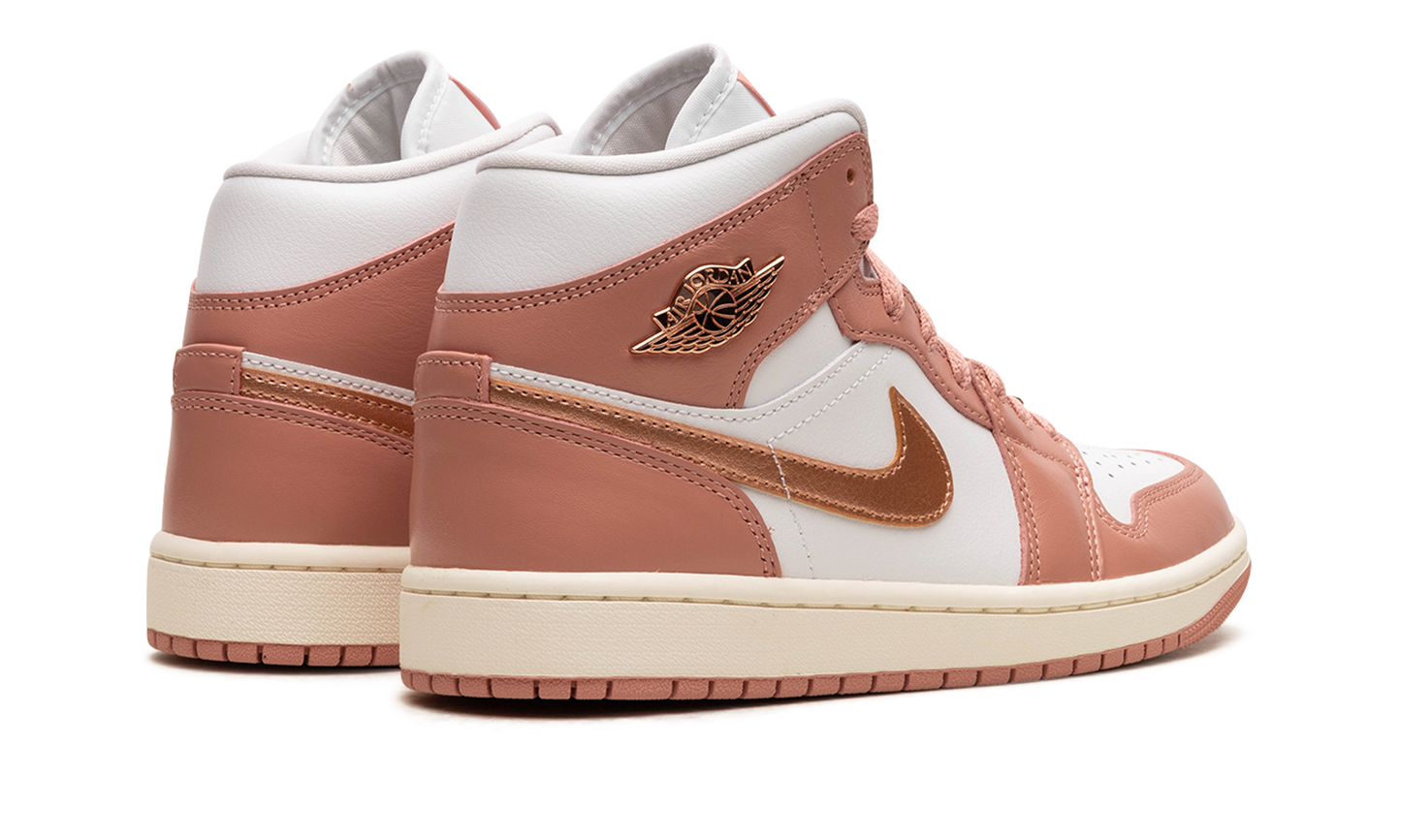 AIR JORDAN 1 MID WMNS "RED STARDUST" FB9892 670