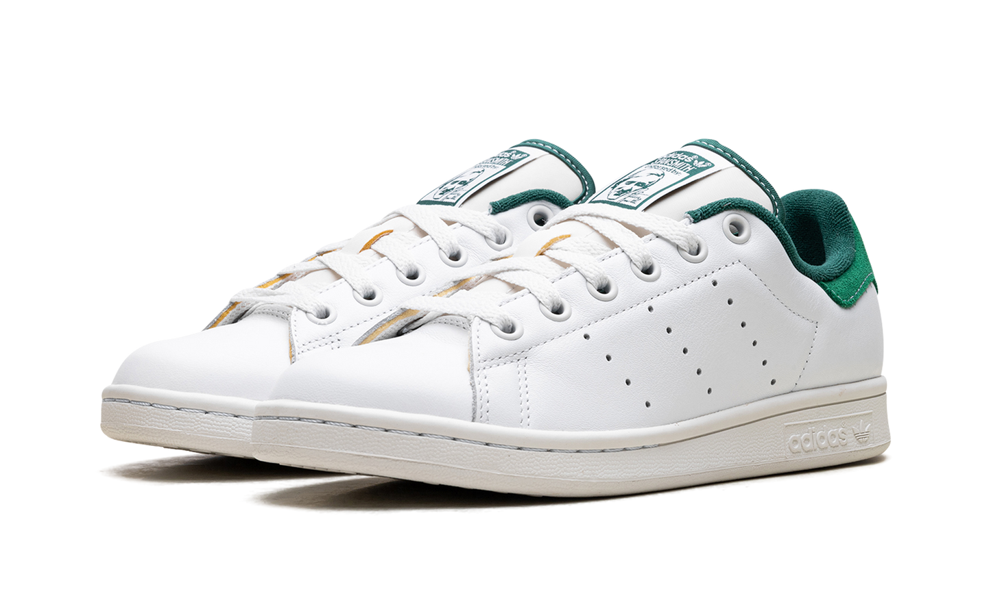 Stan Smith "White Green Suede Heel" ID2007