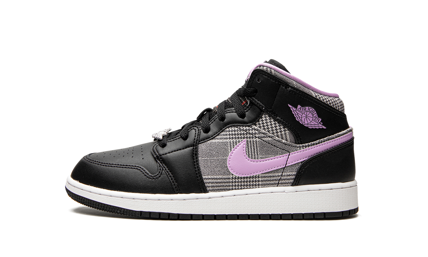 Air Jordan 1 Mid GS "Houndstooth" DC7226 015