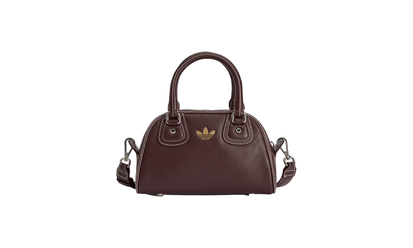 Adidas X Wales Bonner Leather Bowling Bag "Dark brown" JD1167