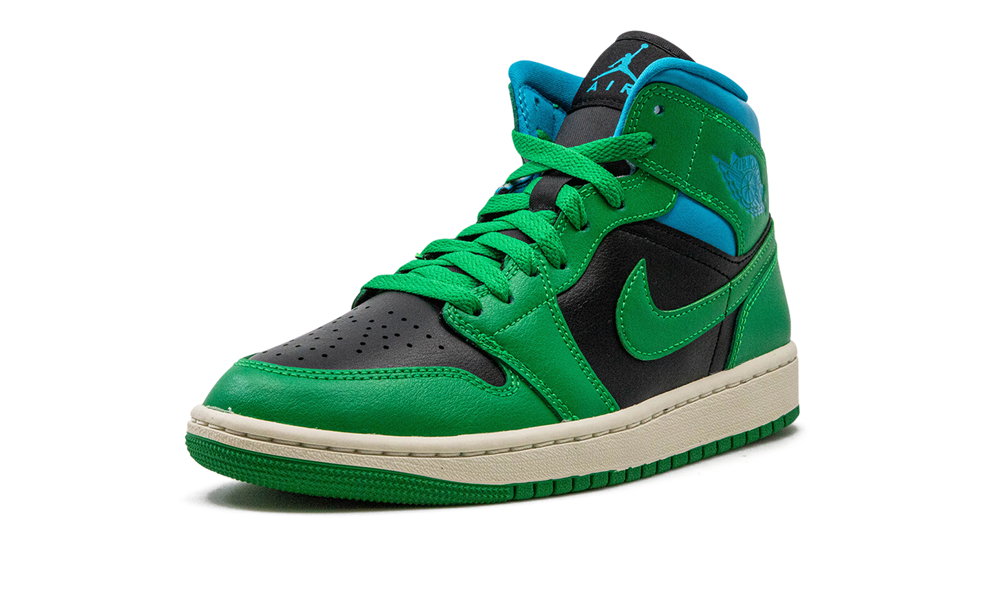 AIR JORDAN 1 MID WMNS "Lucky Green Aquatone" BQ6472 033