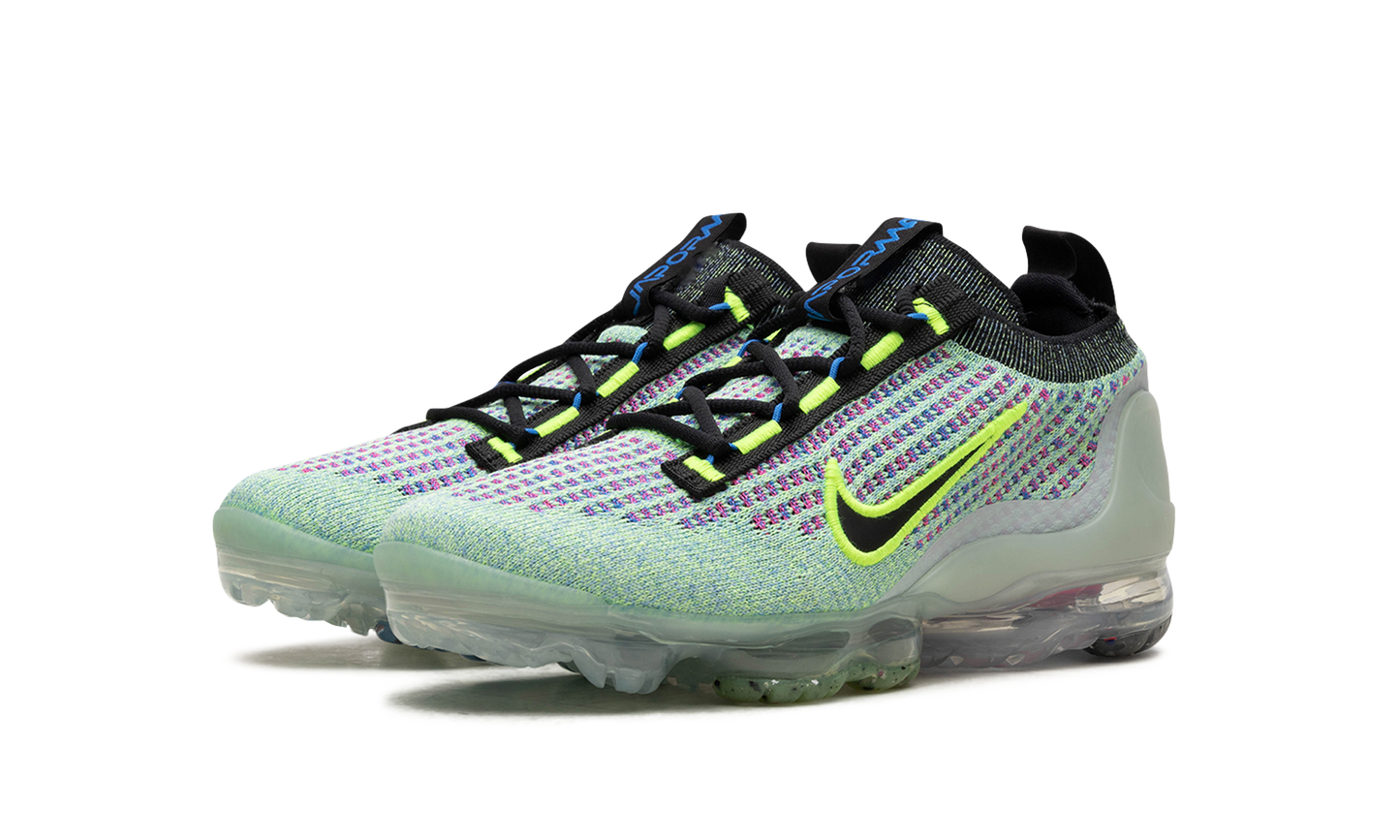 Air VaporMax 2021 Flyknit Next Nature GS "VOLT PHOTO BLUE" DX3367 700