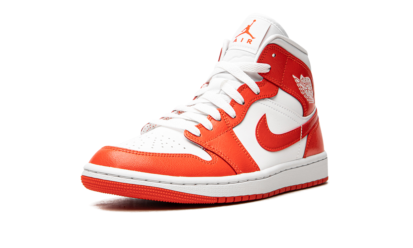 AIR JORDAN 1 MID WMNS "Habanero Red" BQ6472 116