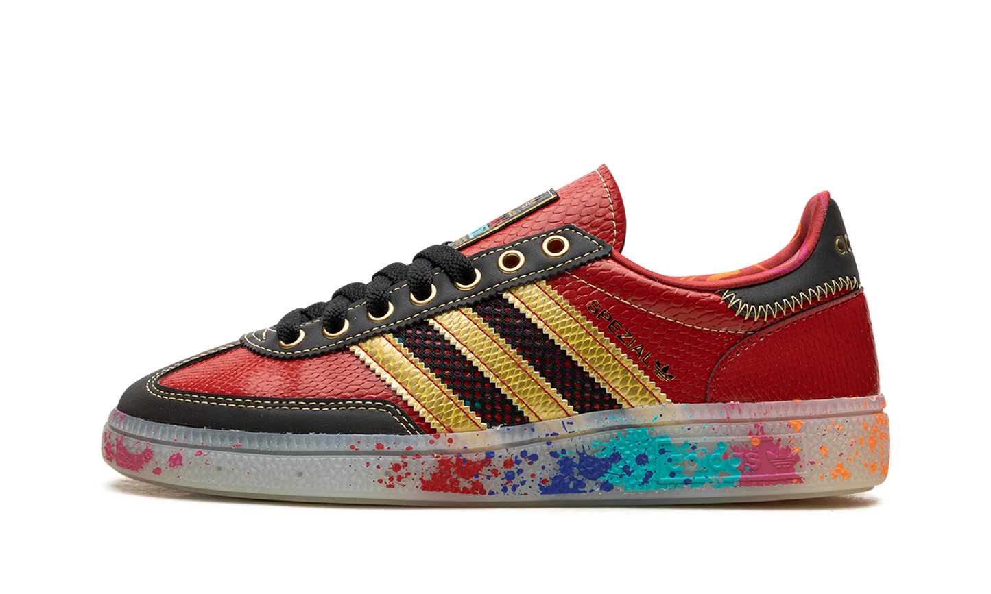Handball Spezial "S.E.E.D. - Scarlet Gold Paint Splatter" ID8617