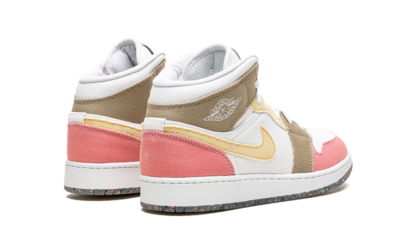 Jordan 1 Mid GS "Pastel Vivid Green Grind" DJ0338 100