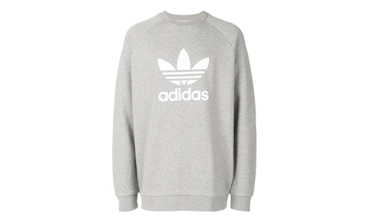 Originals Trefoil Warm-Up Crew Sweatshirt "Medium Grey Heather" CY4573