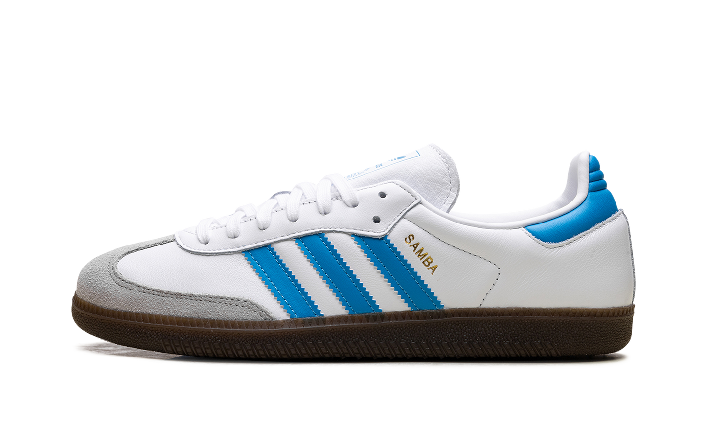 Samba OG "White Shock Cyan" JR0612